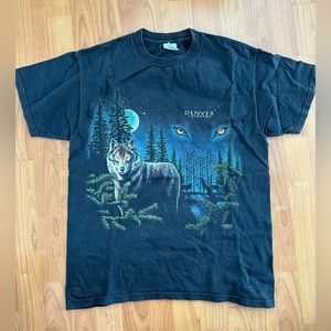 Graphic Denver Colorado wolf tee